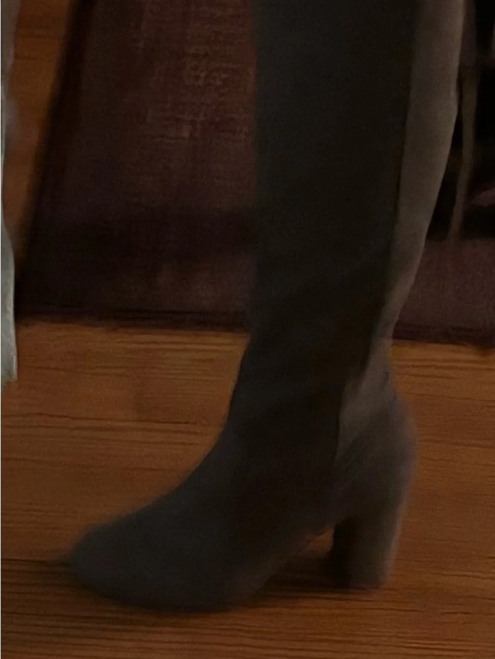 JustFab Women's Over-the-Knee Suede Boot in Dark Brown